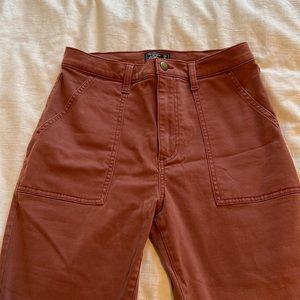 Abercrombie maroon jeans